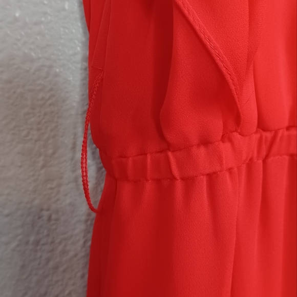 Gerald Darel 100% Silk Colorful Cinched Waist Above The Knee Dress - Picture 14 of 16